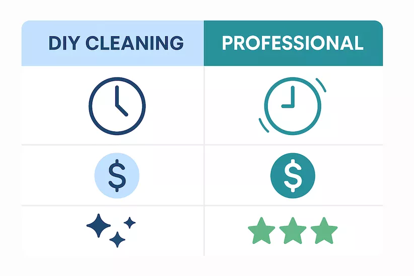 Infografik: Så mycket tid sparar du med att anlita flyttstädning